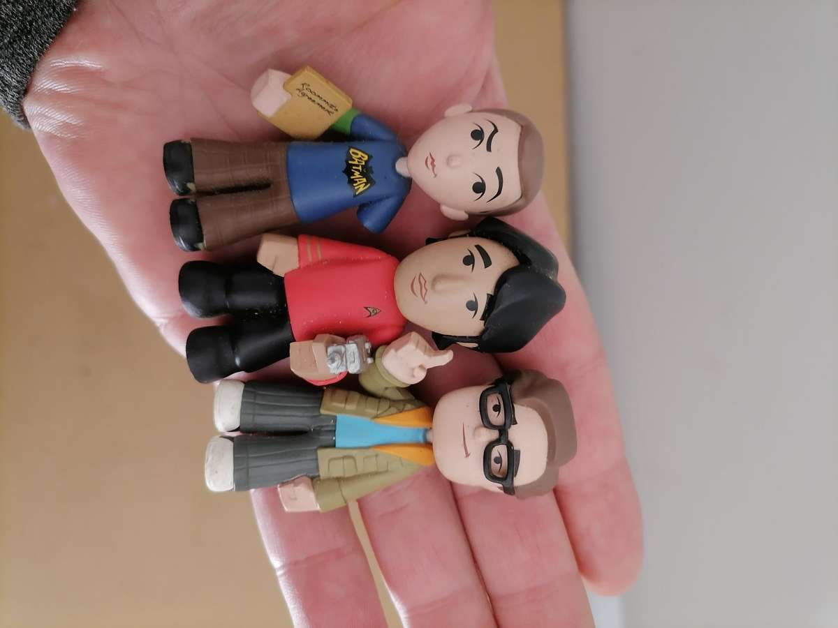 Minis Fuko Pop's - Highly Collectable - Raj Koothrappali, Leonard, Sheldon, 2.5-Inch Minifigure's