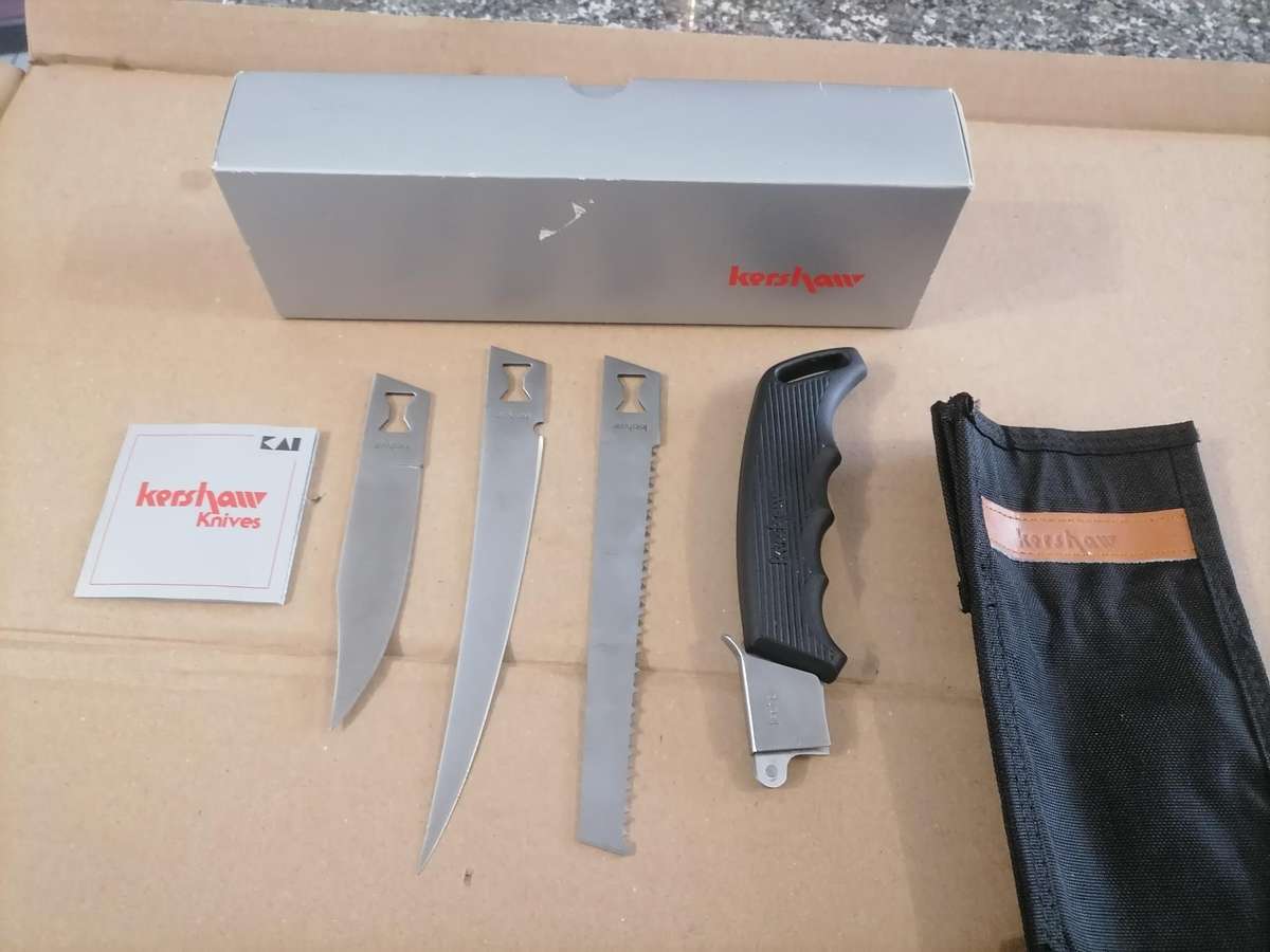 Kershaw Japan Blade Trader 1095TF with 3 blades