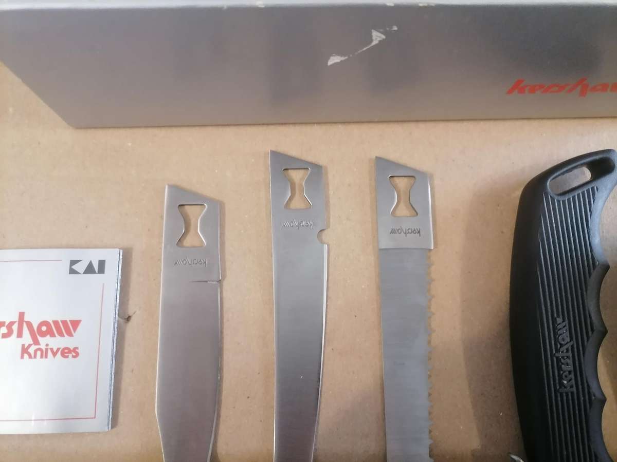 Kershaw Japan Blade Trader 1095TF with 3 blades