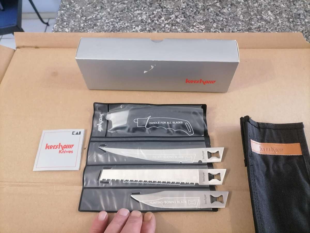 Kershaw Japan Blade Trader 1095TF with 3 blades