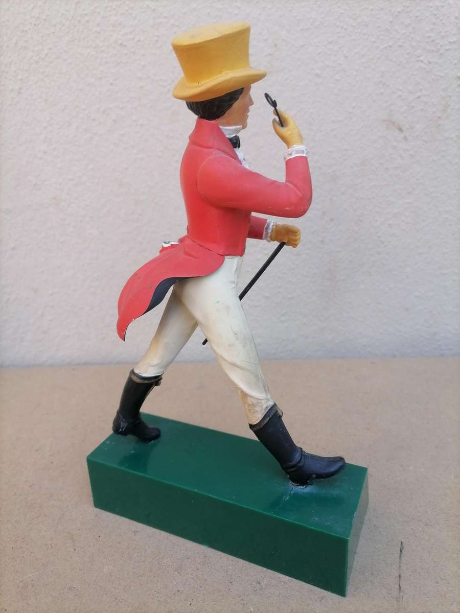 1950"JOHNNIE WALKER" Old Scotch Whisky Vintage Bar Display Advertising Figure Plastic Statue 21 CM