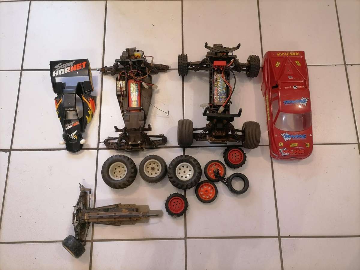 2 x Traxxas RC CARS - 1 X Tamaya RC CAR FOR SPARES OR REPAIRS