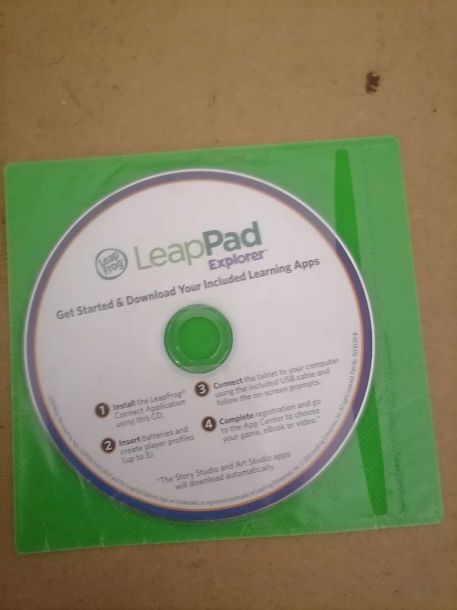 LeapFrog LeapPad Explorer Learning Tablet (Green) - 2 PENS - With power supply - 100% WORKING