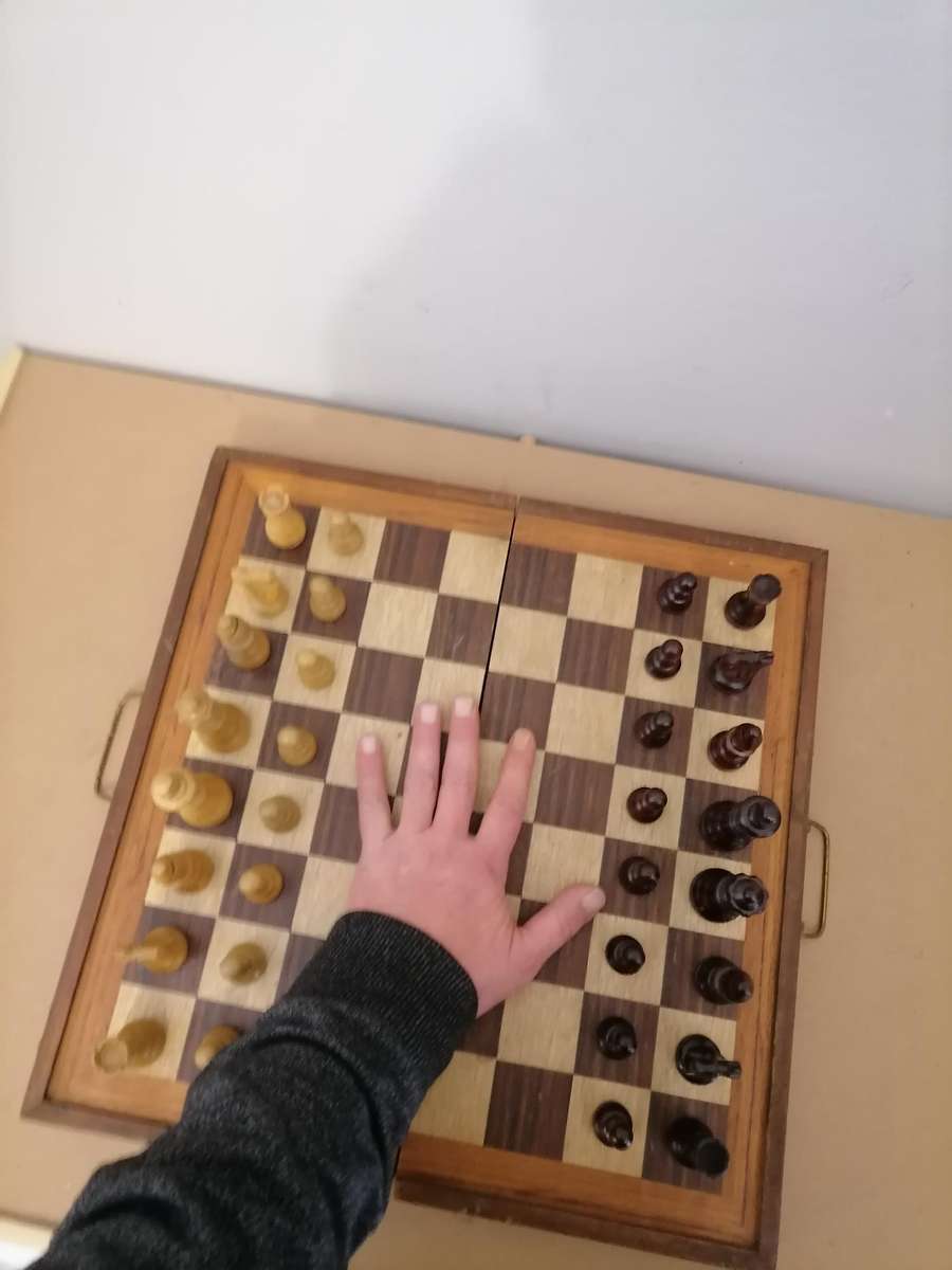 Vintage Large Wooden Chess Set - 100% COMPLETE - AMAZING