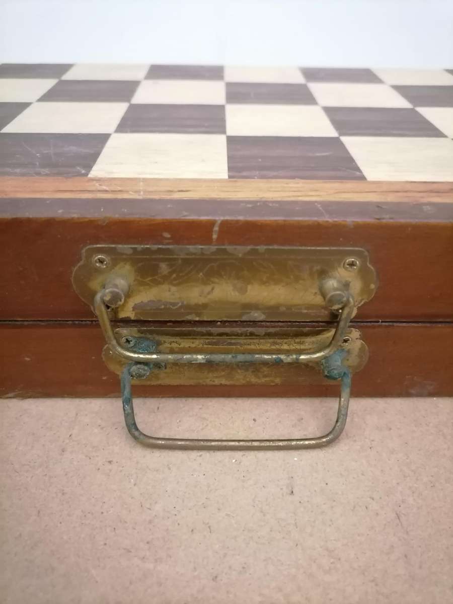 Vintage Large Wooden Chess Set - 100% COMPLETE - AMAZING