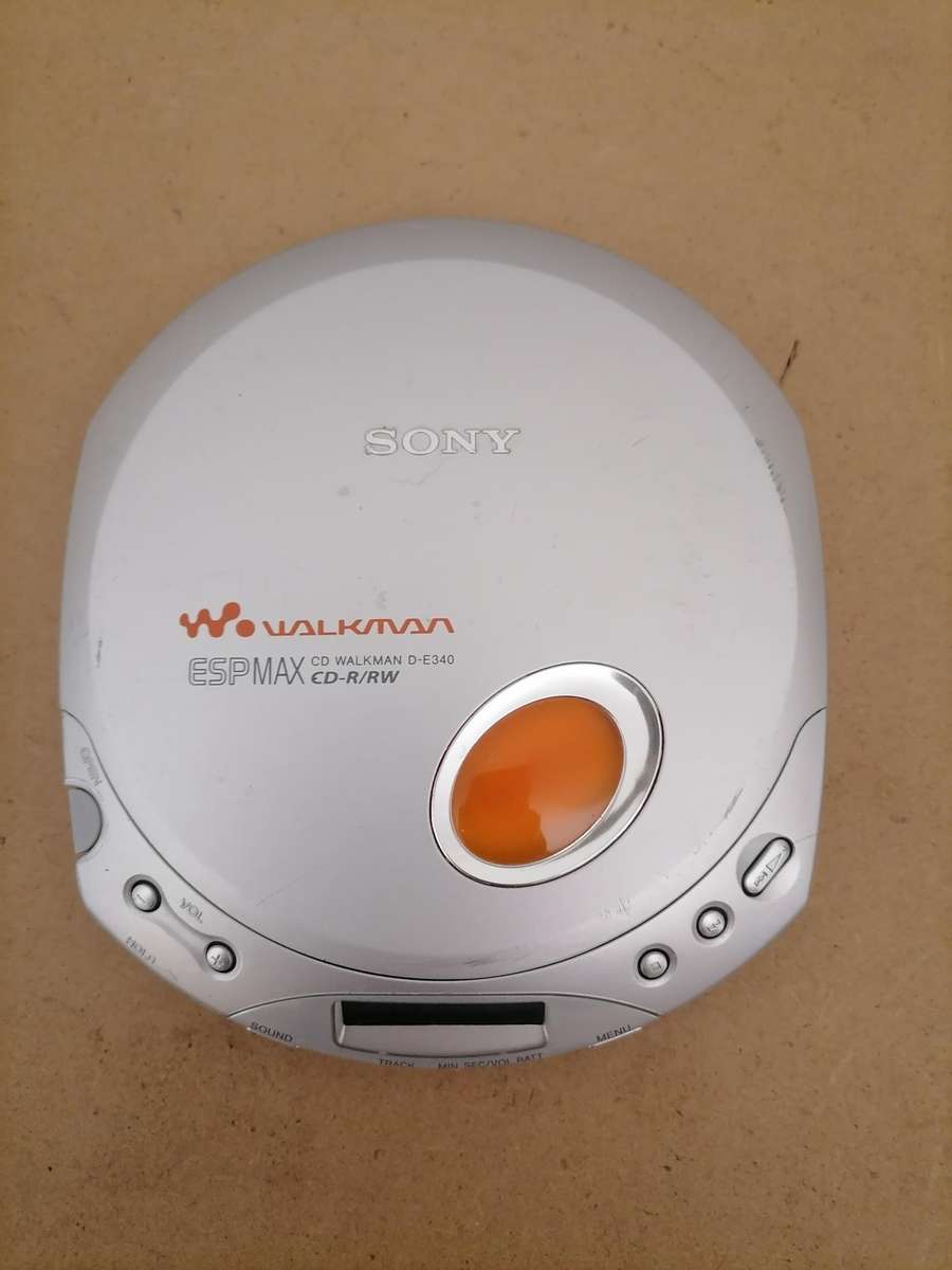Vintage SONY D-E340 CD Walkman Portable Player - 100% WORKING