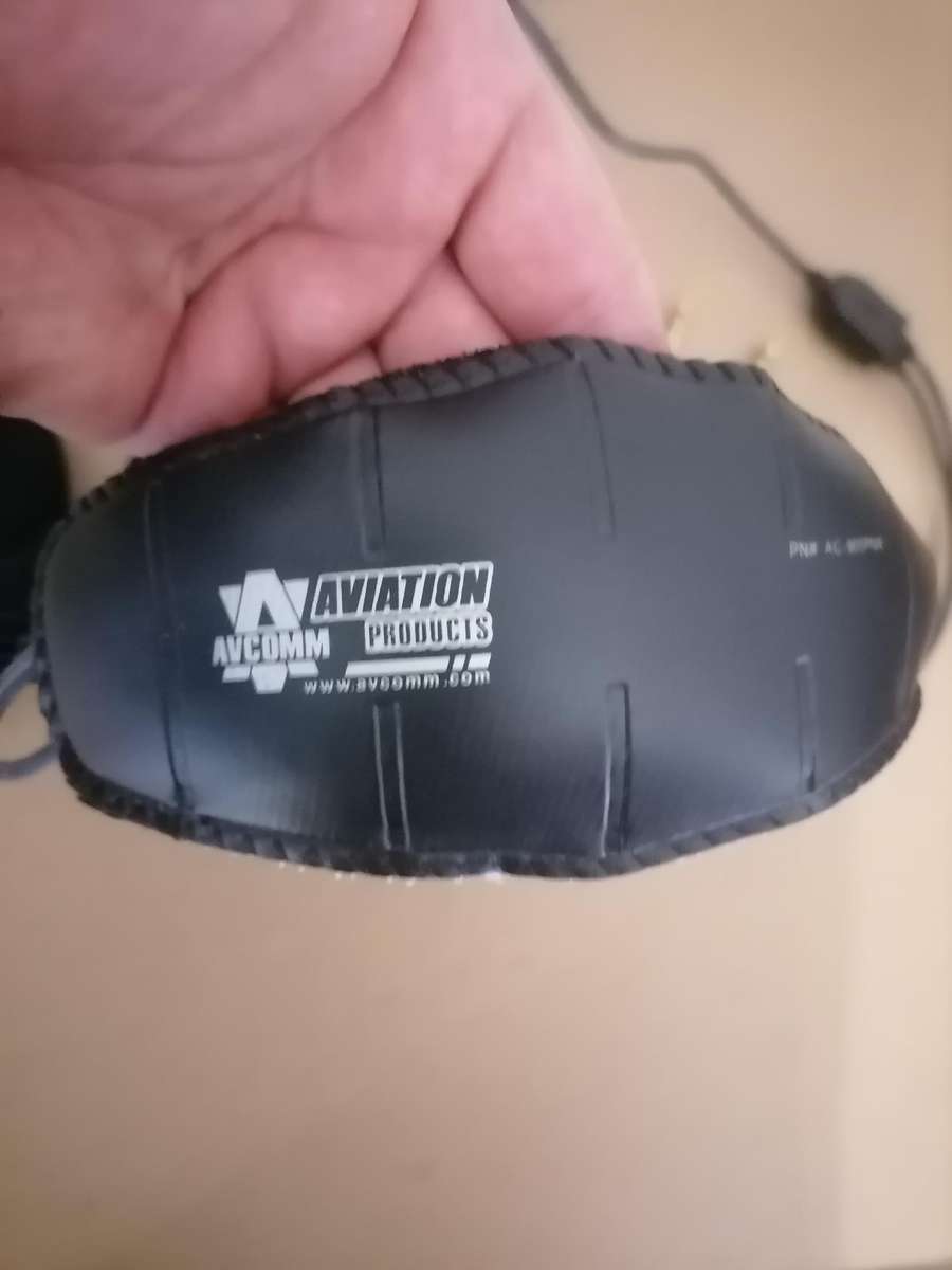 Avcomm Aviation AC900 Headset - 100% WORKING - AMAZING CONDITION WITH BAG