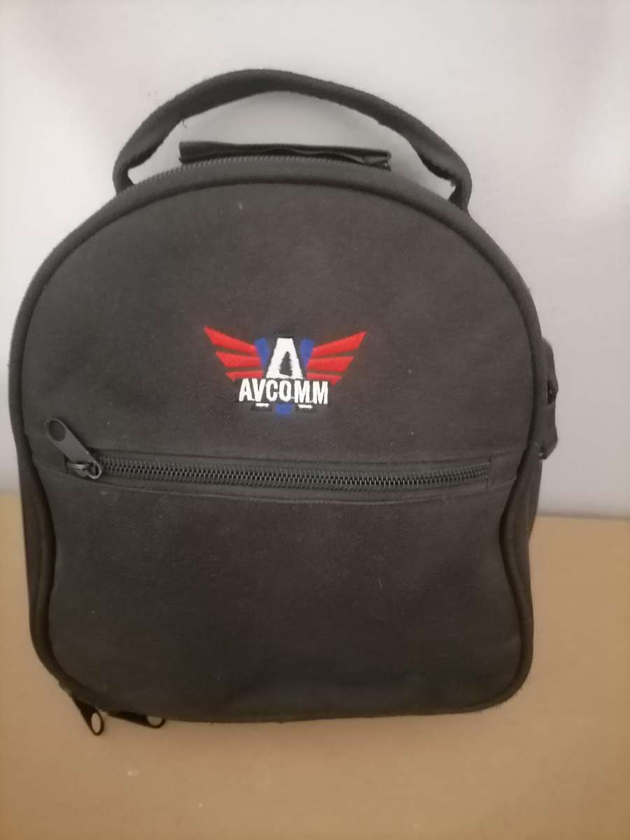 Avcomm Aviation AC900 Headset - 100% WORKING - AMAZING CONDITION WITH BAG