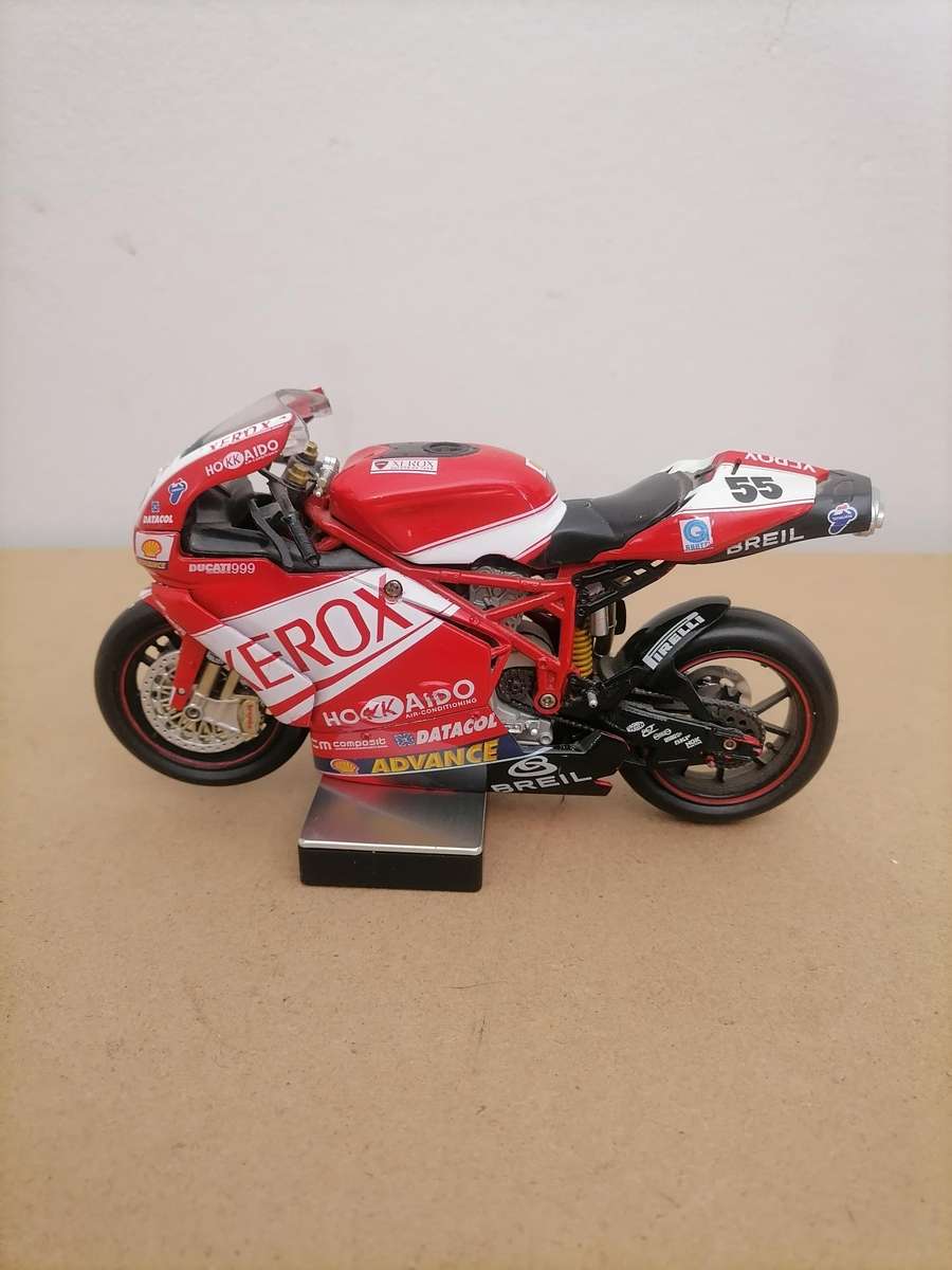 2007 New-Ray Lorenzo Lanzi MOTO GP Ducati 999 F07 WSB 2007 1/12 Missing Kickstand! - Die Cast