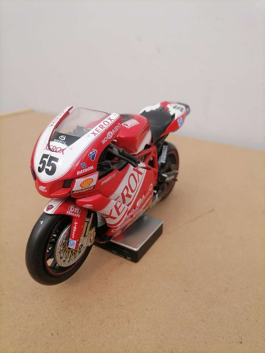 2007 New-Ray Lorenzo Lanzi MOTO GP Ducati 999 F07 WSB 2007 1/12 Missing Kickstand! - Die Cast