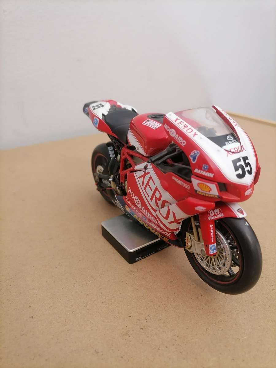 2007 New-Ray Lorenzo Lanzi MOTO GP Ducati 999 F07 WSB 2007 1/12 Missing Kickstand! - Die Cast