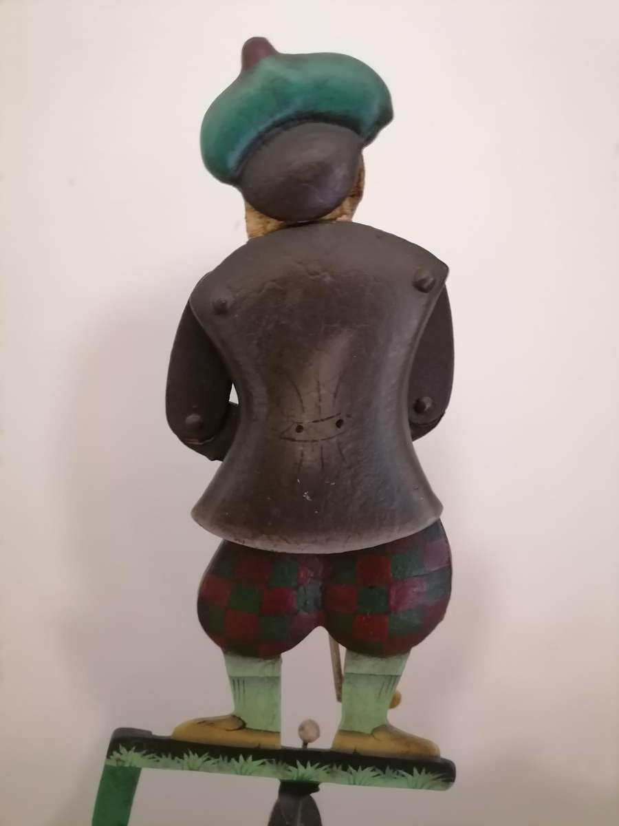 Vintage AM 2006 Sky Hook/AM Pendulum Balance DECOR ~ Articulated GOLFER - 56 CM HEIGHT WITH STAND