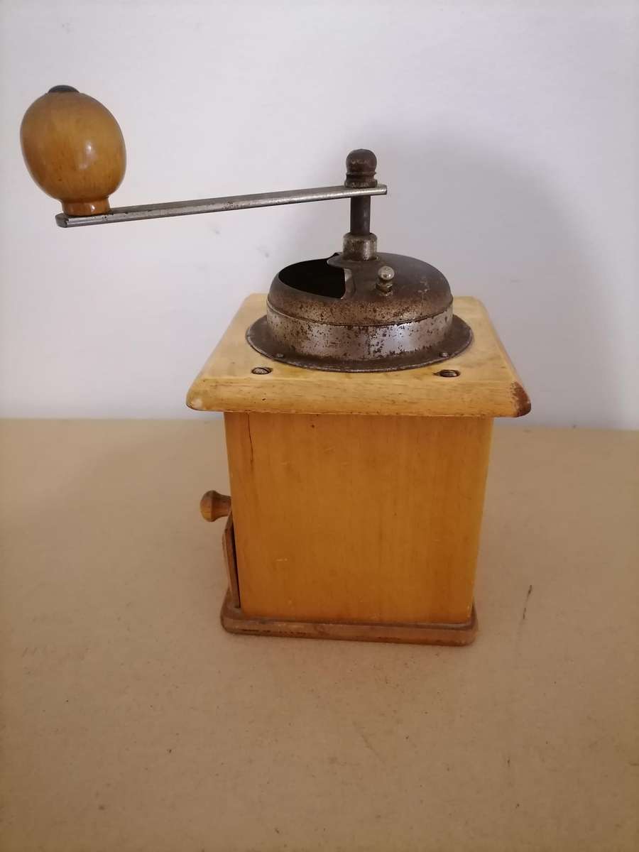 Antique Armin Trosser Coffee Grinder | Retro Kitchen Decor | Vintage Decor made West Germany, 1940