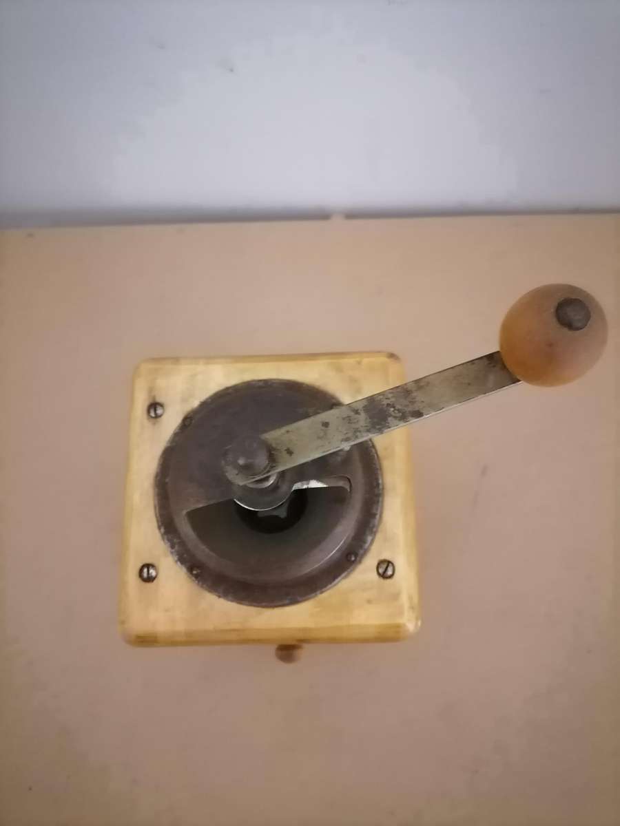 Antique Armin Trosser Coffee Grinder | Retro Kitchen Decor | Vintage Decor made West Germany, 1940