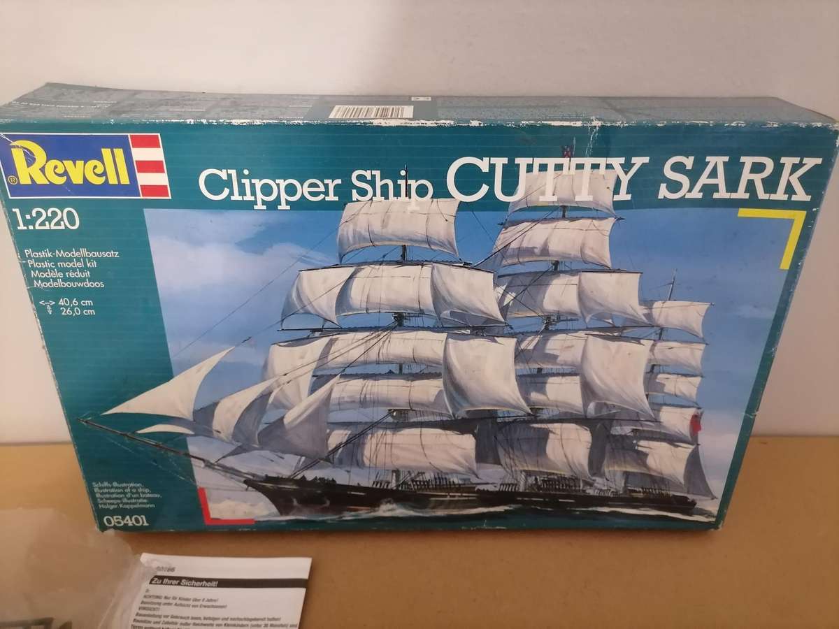 Vintage Revell 1:220 Clipper Ship Cutty Sark
