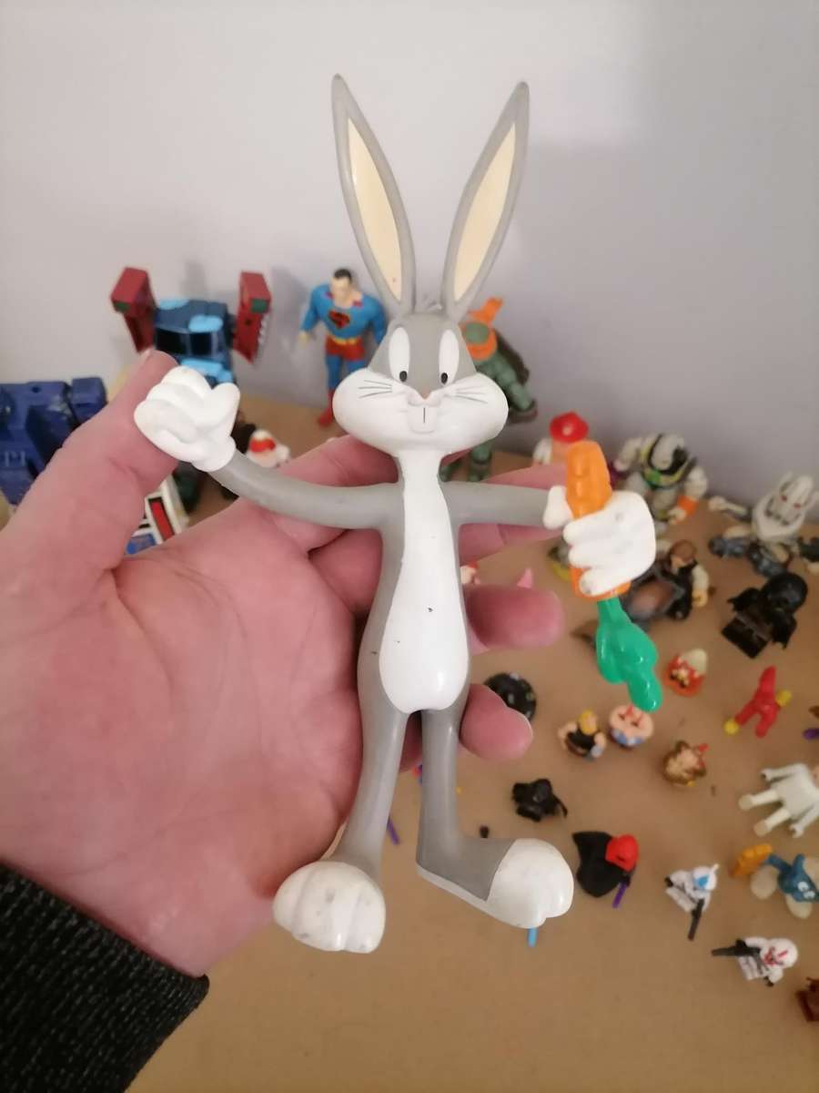 Vintage Figurines Bundle - 1986 Rare Bionic 6, Transformers, Star Wars, Lego, Batman, Playmobil