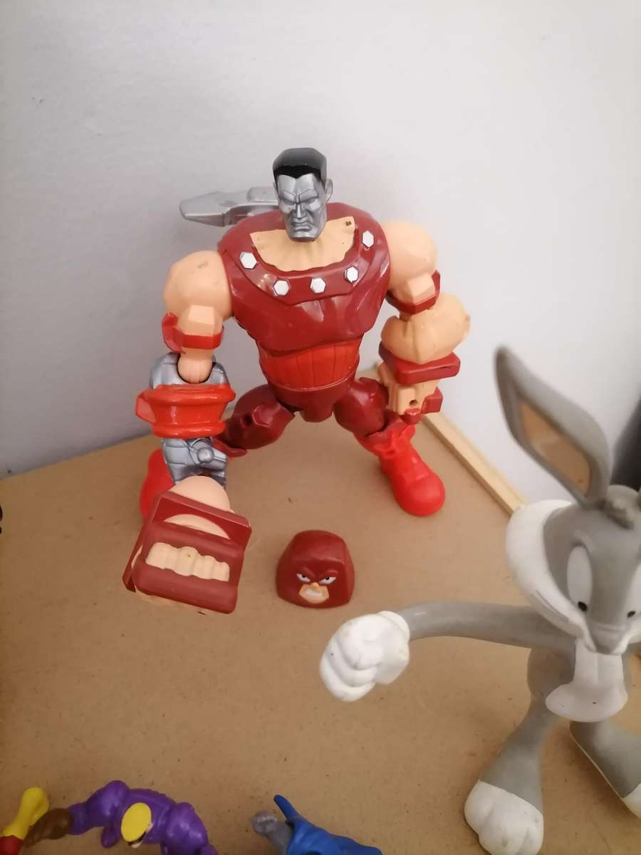 Vintage Figurines Bundle - 1986 Rare Bionic 6, Transformers, Star Wars, Lego, Batman, Playmobil