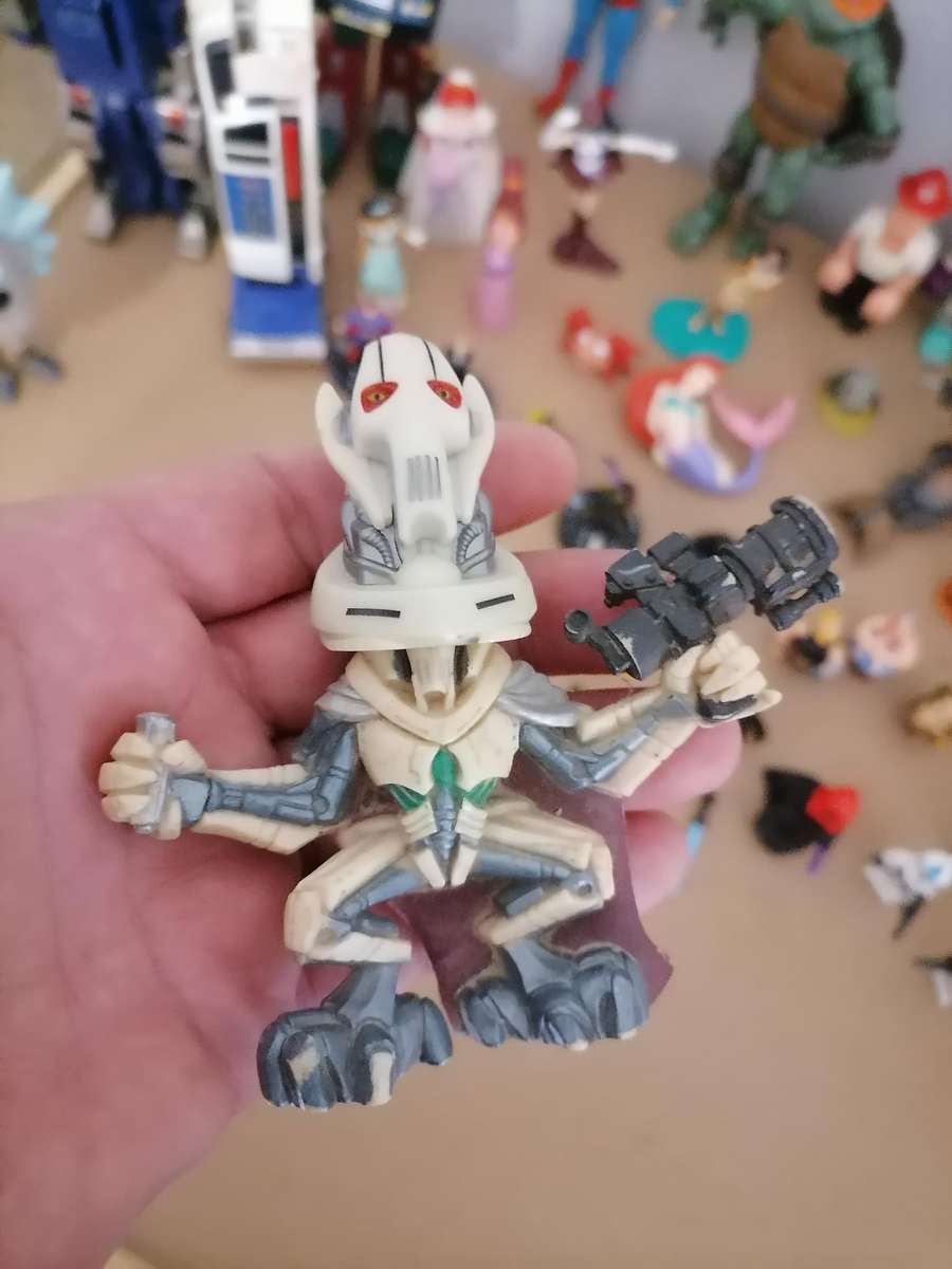 Vintage Figurines Bundle - 1986 Rare Bionic 6, Transformers, Star Wars, Lego, Batman, Playmobil