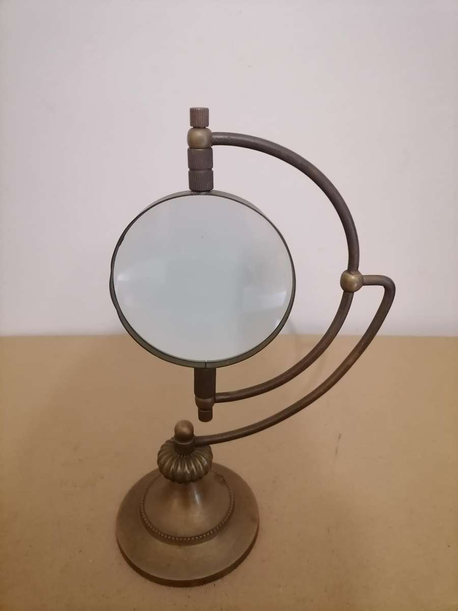 Solid Brass Table Top Magnifying Glass - AMAZING