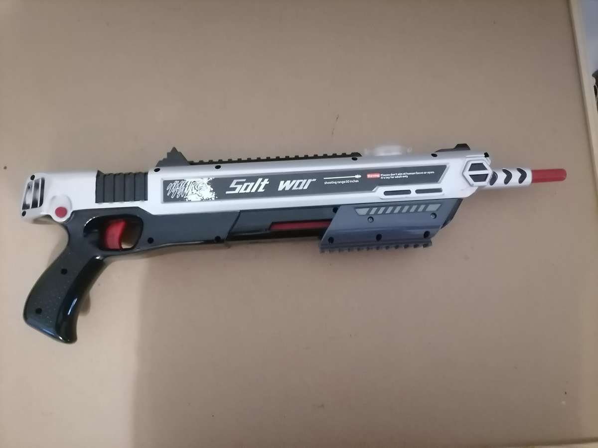 SALT WAR Salt Fly Killer Gun - Eliminates Insects in a Fun Way - Outdoor and Indoor Fly Swatter