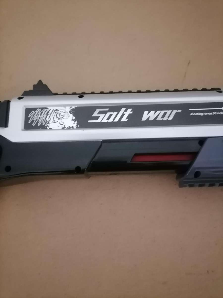 SALT WAR Salt Fly Killer Gun - Eliminates Insects in a Fun Way - Outdoor and Indoor Fly Swatter