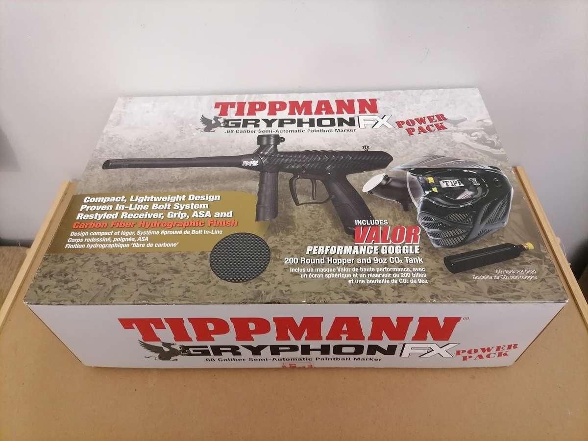 TIPPMANN GRYPHON FX POWERPACK PAINTBALL Combo - BRAND NEW
