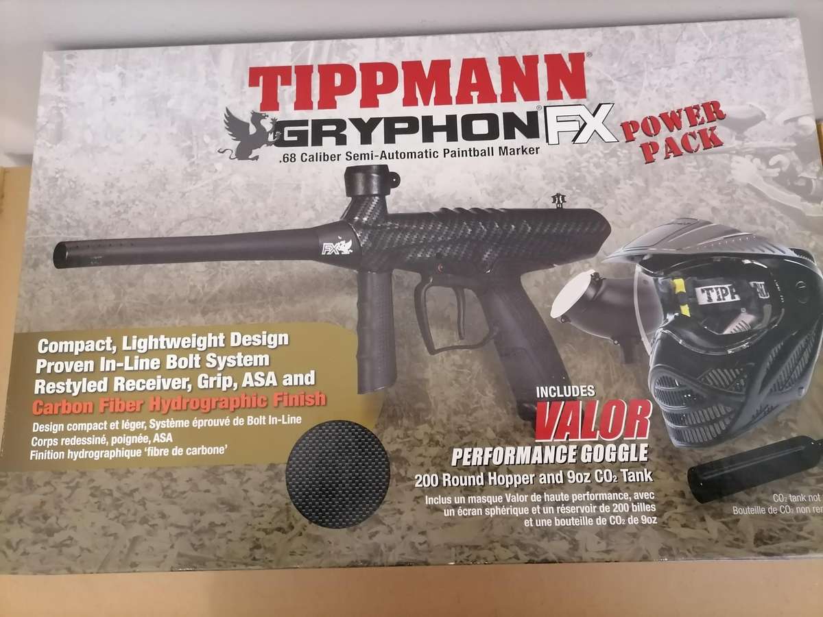 TIPPMANN GRYPHON FX POWERPACK PAINTBALL Combo - BRAND NEW