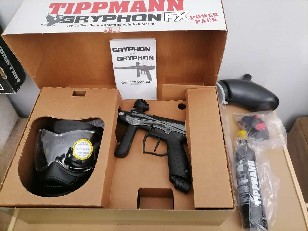 TIPPMANN GRYPHON FX POWERPACK PAINTBALL Combo - BRAND NEW