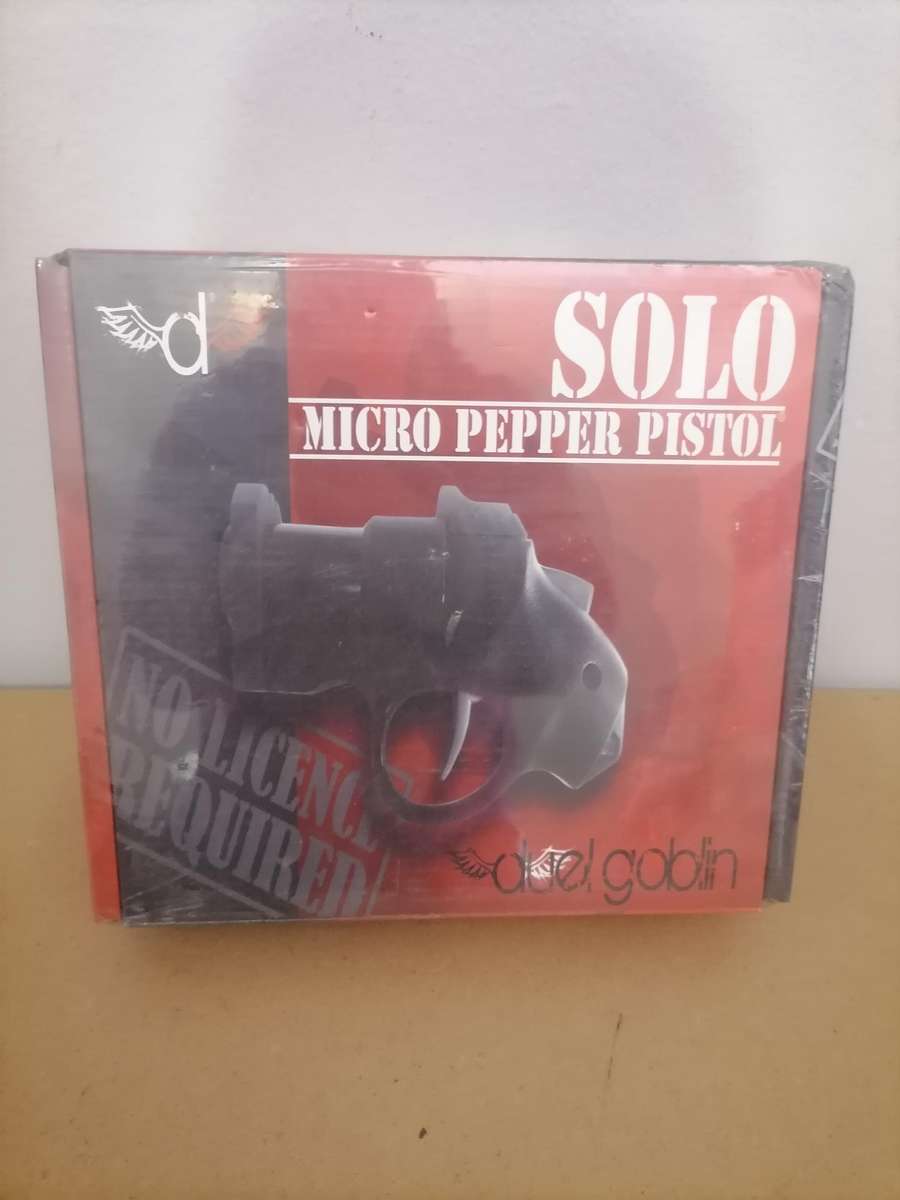 NEW GOBLIN SOLO SELF DEFENCE PAINTBALL/pepper ball PISTOL - BRAND NEW SEALED