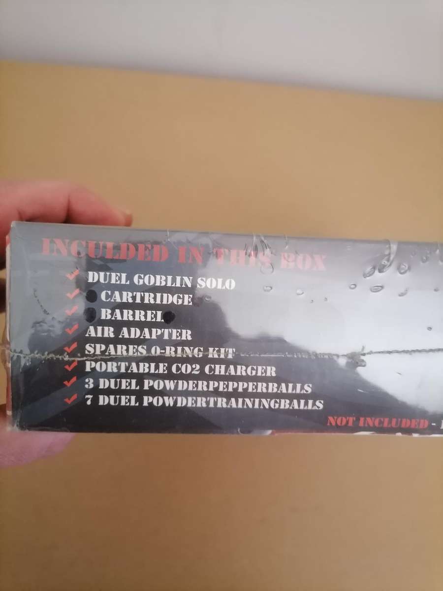 NEW GOBLIN SOLO SELF DEFENCE PAINTBALL/pepper ball PISTOL - BRAND NEW SEALED