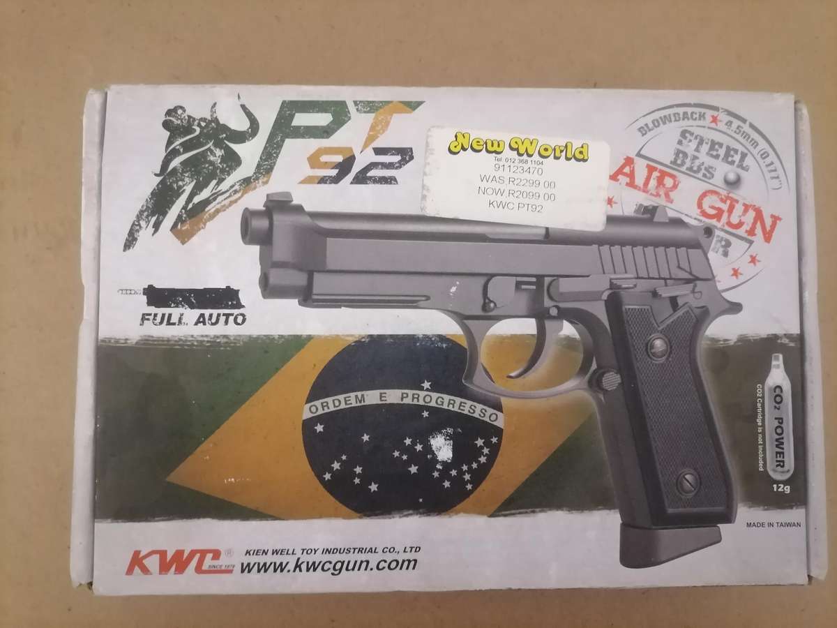 177 BB KWC Taurus PT92 Co2 Blow Back Air Pistol - New