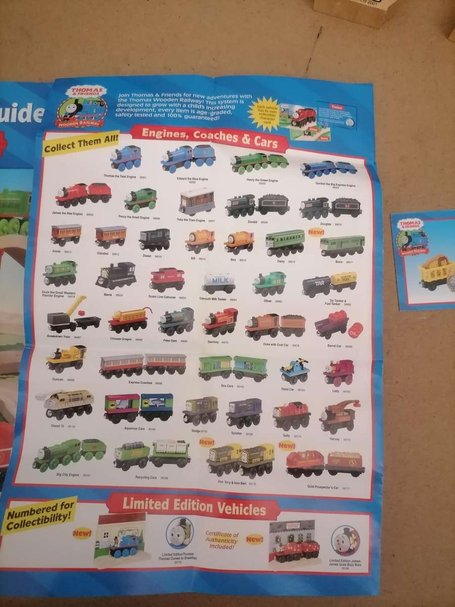 VINTAGE 2002 THOMAS & FRIENDS WOODEN RAILWAY - LOCAMOTIVE FULL ON METAL DIE CAST WORKS WITH BATTERIE