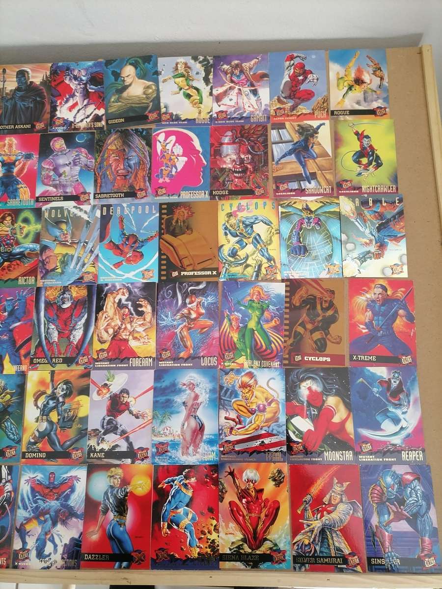 136 HUGE BUNDEL 1994/1995 Fleer Ultra X-Men - VG + AMAZING CONDITION - MARVEL COMICS