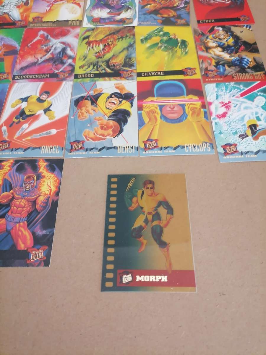 136 HUGE BUNDEL 1994/1995 Fleer Ultra X-Men - VG + AMAZING CONDITION - MARVEL COMICS