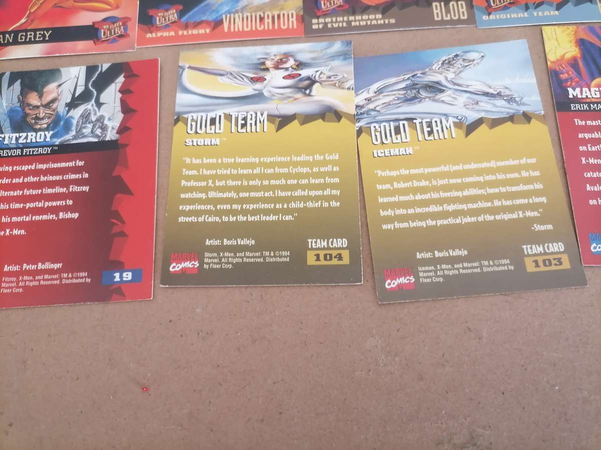 136 HUGE BUNDEL 1994/1995 Fleer Ultra X-Men - VG + AMAZING CONDITION - MARVEL COMICS