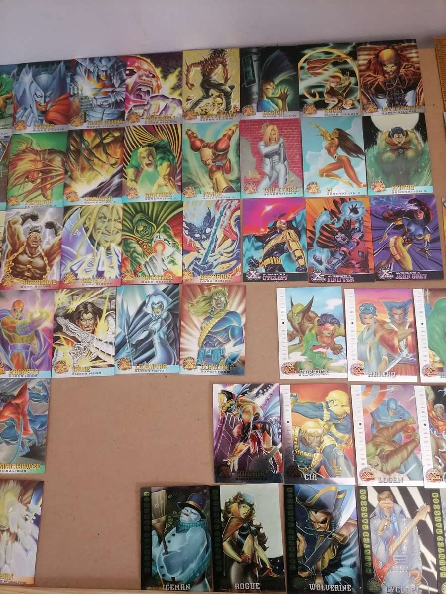 62 Huge Bundel - 1995 Fleer Ultra X-Men Cards - VG+ AMAZING CONDITION - MARVEL Entertainment