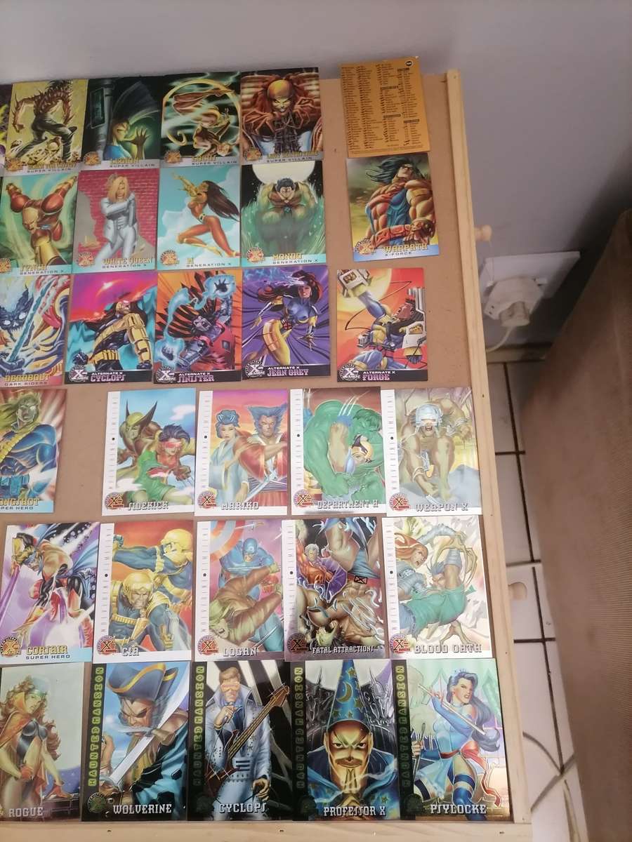 62 Huge Bundel - 1995 Fleer Ultra X-Men Cards - VG+ AMAZING CONDITION - MARVEL Entertainment