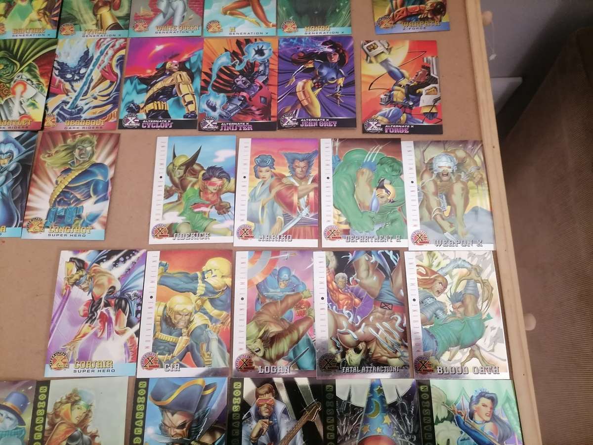 62 Huge Bundel - 1995 Fleer Ultra X-Men Cards - VG+ AMAZING CONDITION - MARVEL Entertainment