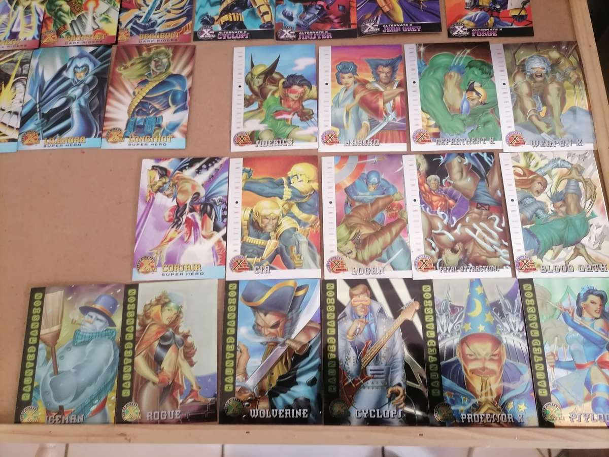62 Huge Bundel - 1995 Fleer Ultra X-Men Cards - VG+ AMAZING CONDITION - MARVEL Entertainment