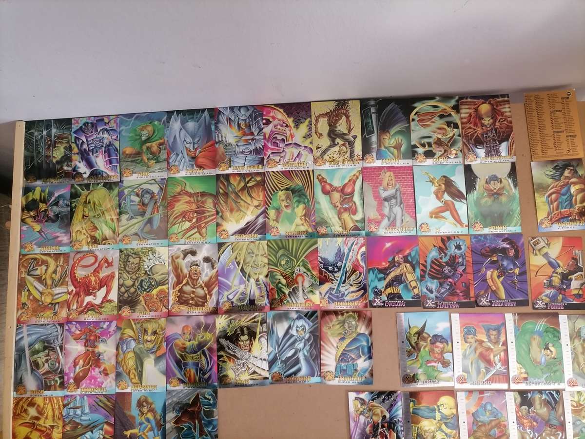 62 Huge Bundel - 1995 Fleer Ultra X-Men Cards - VG+ AMAZING CONDITION - MARVEL Entertainment
