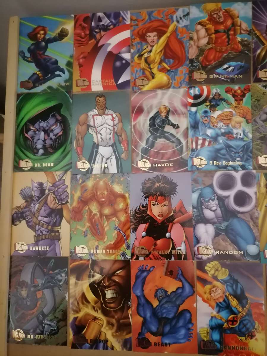 38 - 1996 Marvel ONSLAUGHT CARDS - VG + - AMAZING CONDITION