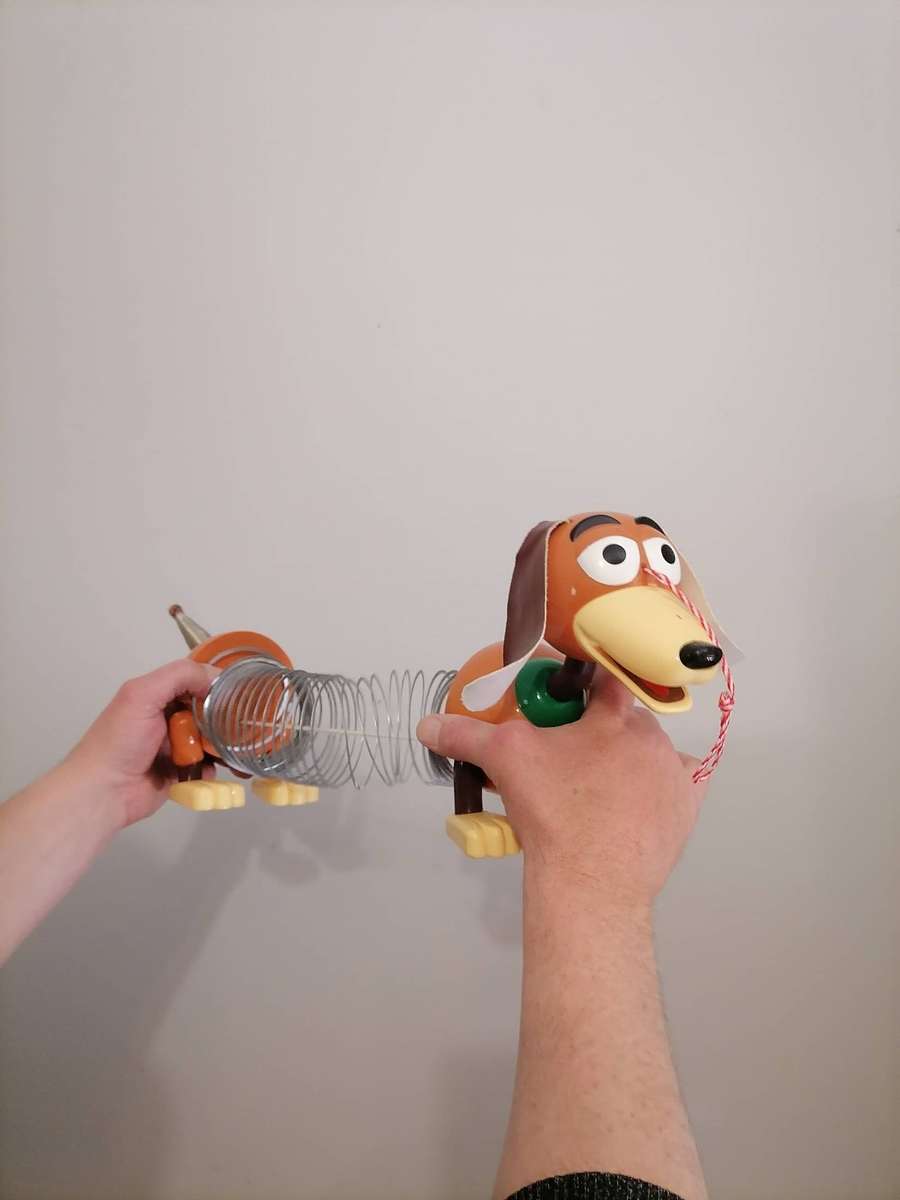 1995 Toy Story Slinky Dog Pull Along Toy Play Mouth