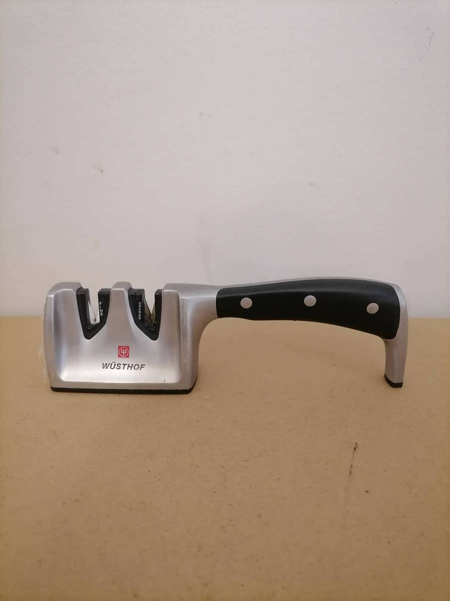 Wusthof Dual Knife Sharpener Ceramic - AMAZING CONDITION - With plastic