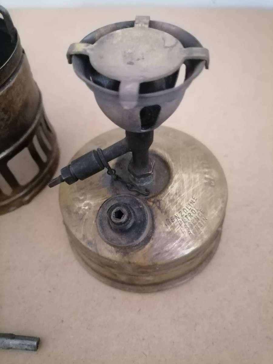 1960's Vintage OPTIMUS SVEA 123 Made in Sweden Camping Stove Backpacking WITH KEY