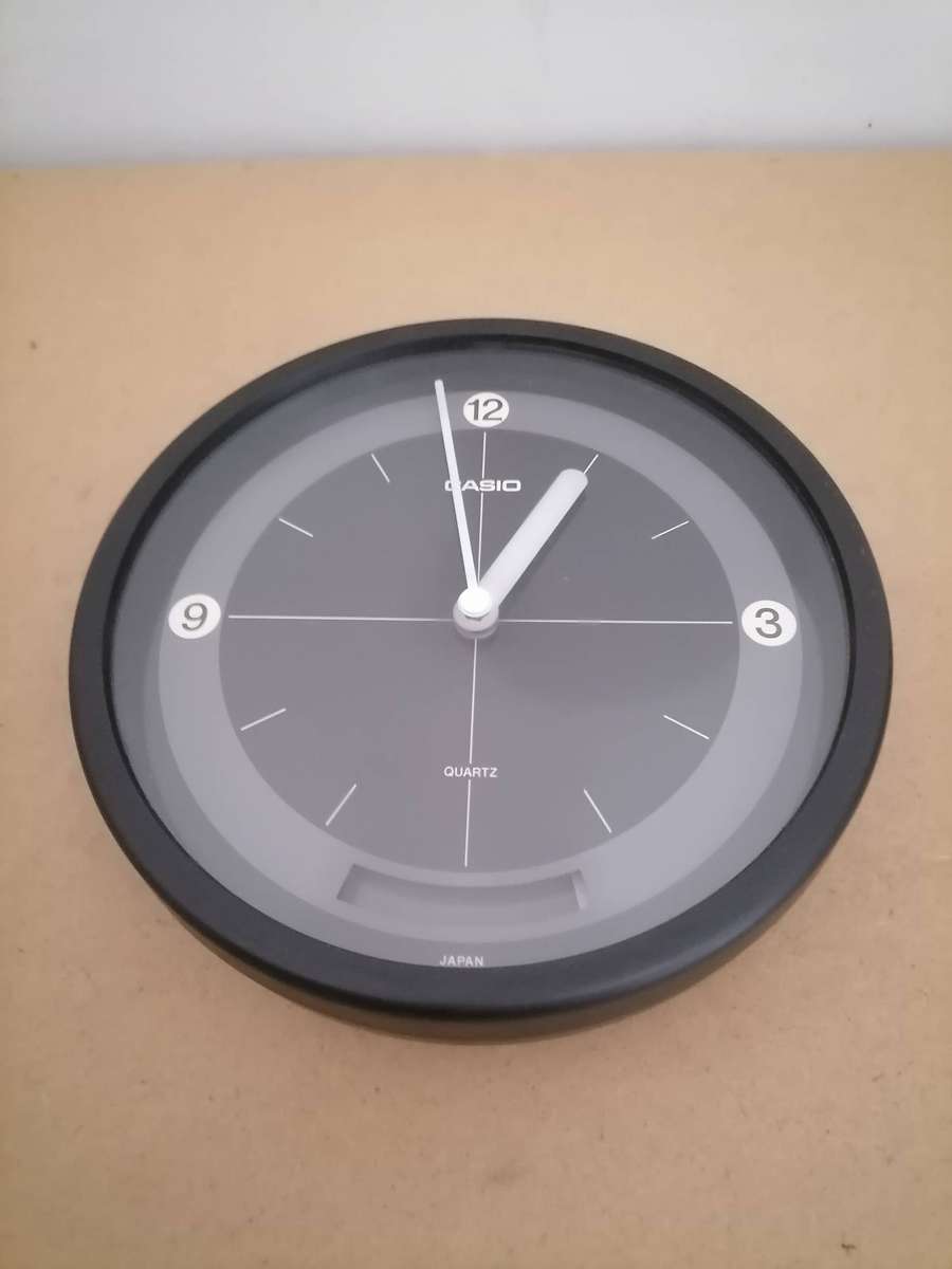 Casio analog wall clock, IQ series - 100% WORKING AMAZING - MADE IN JAPAN