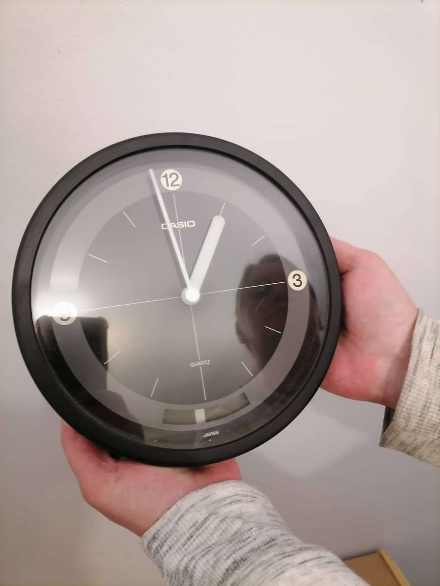 Casio analog wall clock, IQ series - 100% WORKING AMAZING - MADE IN JAPAN