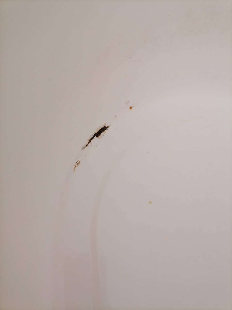 Vintage enamel wash basin, often used as a baby bathtub or for general washing purposes