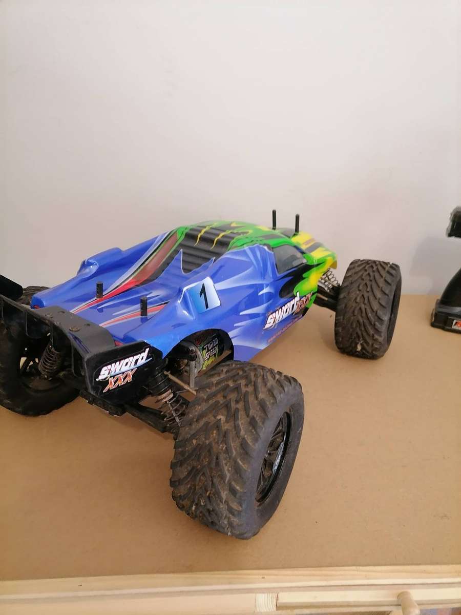 VRX Truggy XXX Sword Off Road 1/10 with Metal Frame, Brush Motor RC-550 Radio