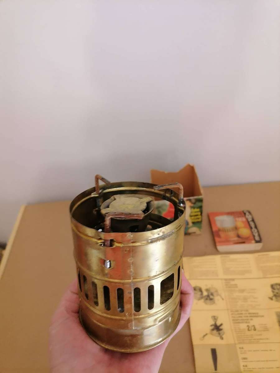 1960's Vintage OPTIMUS SVEA 123 Made in Sweden Camping Stove Backpacking WITH KEY - With box & Book