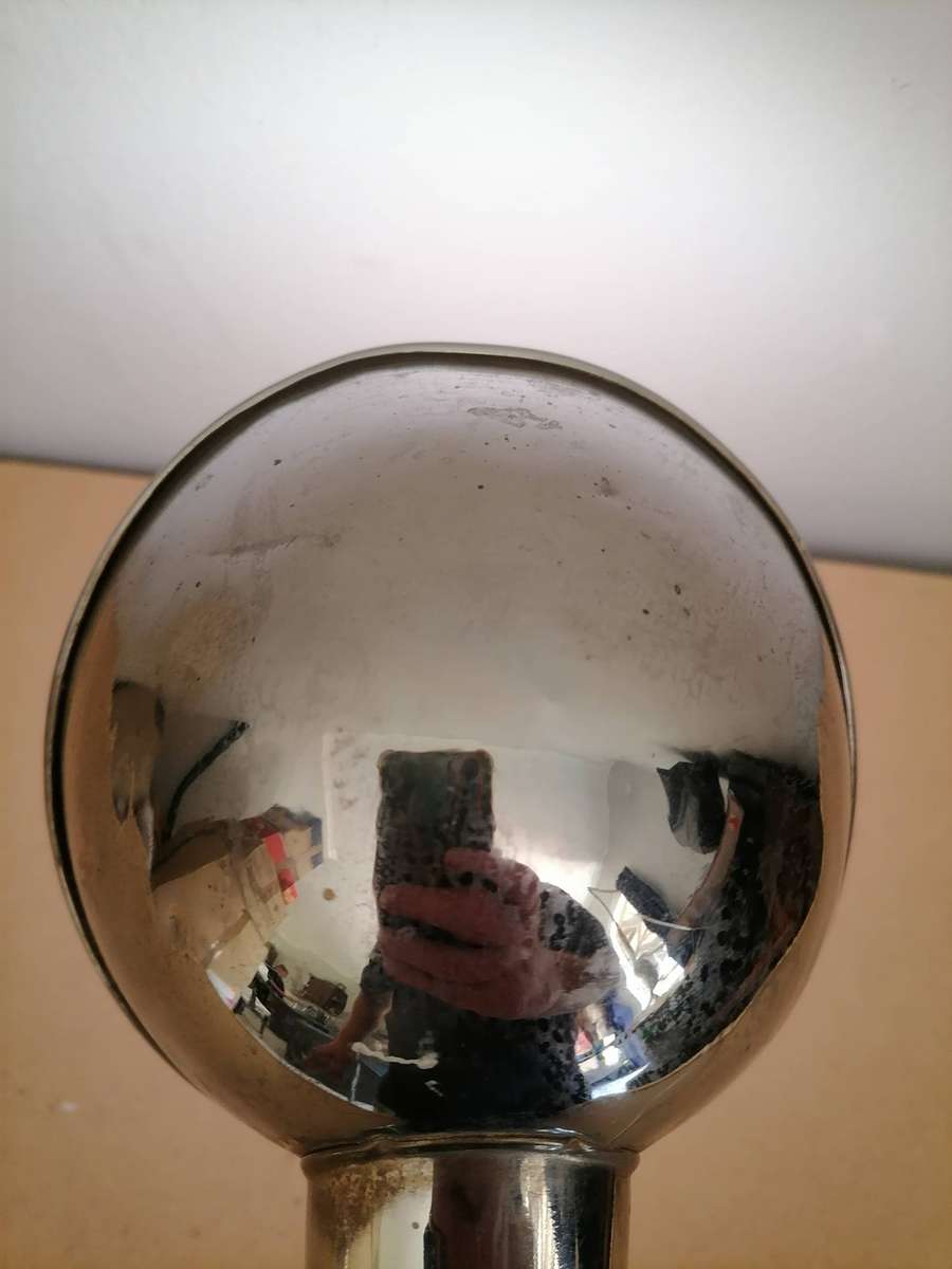 1930's Goose Neck made from real stainless steel 304 non magnetic lamp working 1 of 1